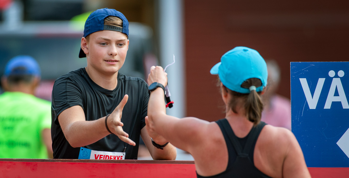 växling mellan löpare, Vasastafetten